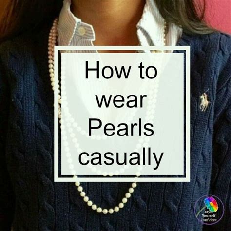 how to wear pearls like chanel|how to wear pearls.